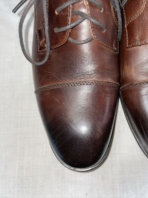 Vionic Captoe Dress Shoes Mens Size 9.5 M Brown Leather  display picture 2