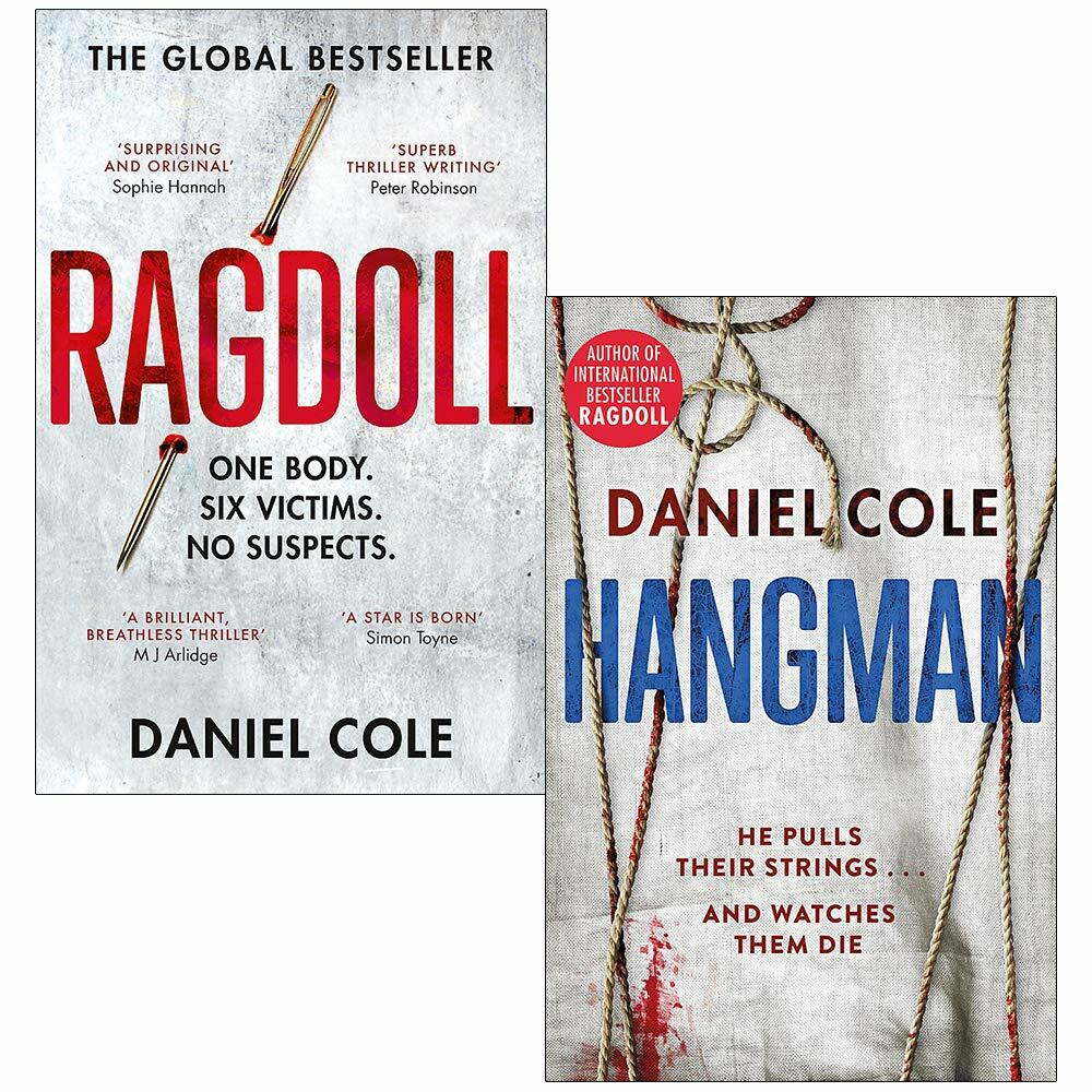 Daniel Cole 2 Books Collection Set Ragdoll, Hangman Paperback NEW