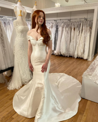 Elegant Light Champagne Mermaid Wedding Dresses with Court Train Bridal Gowns | eBay Elegant Light Champagne Mermaid Wedding Dresses with Court Train Bridal Gowns | eBay