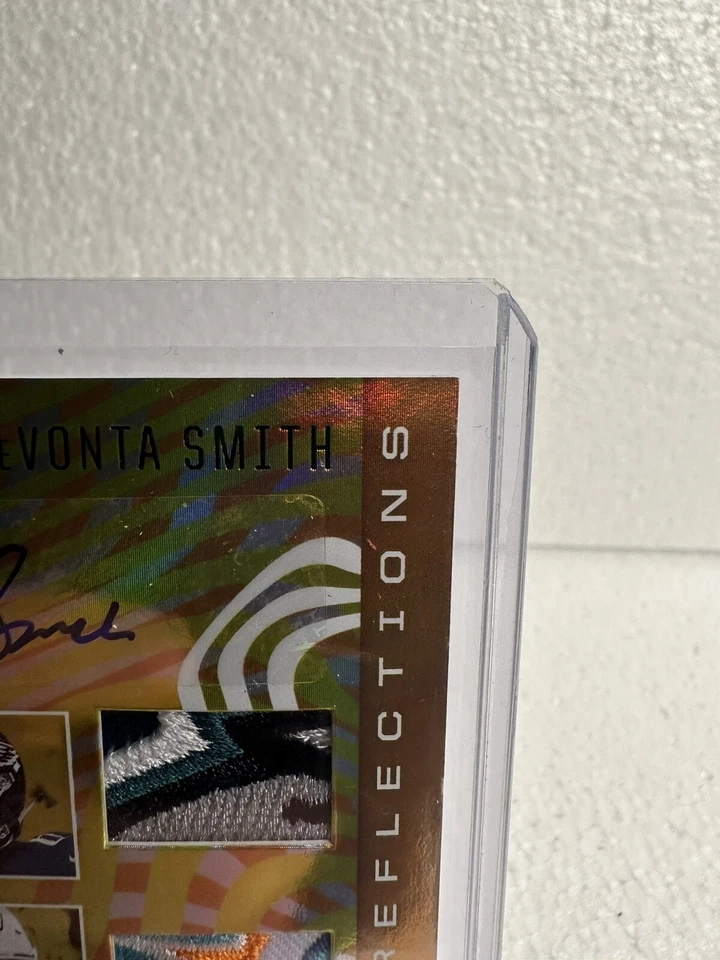 2021 Illusions #RR-12 DeVonta Smith Jaylen Waddle Rookie Patch Auto #1/3  🔥🔥 - Image 4 of 4