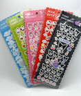 Sanrio Sticker Sheets Hello Kitty Kuromi My Melody Cinnamoroll Pochacco 5 sheets