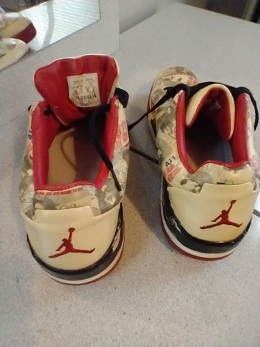 Seltene Nike Air Jordan 23 klassische Zeitungspapier Schuhe - Herren Größe 12 US - Bild 4 von 6
