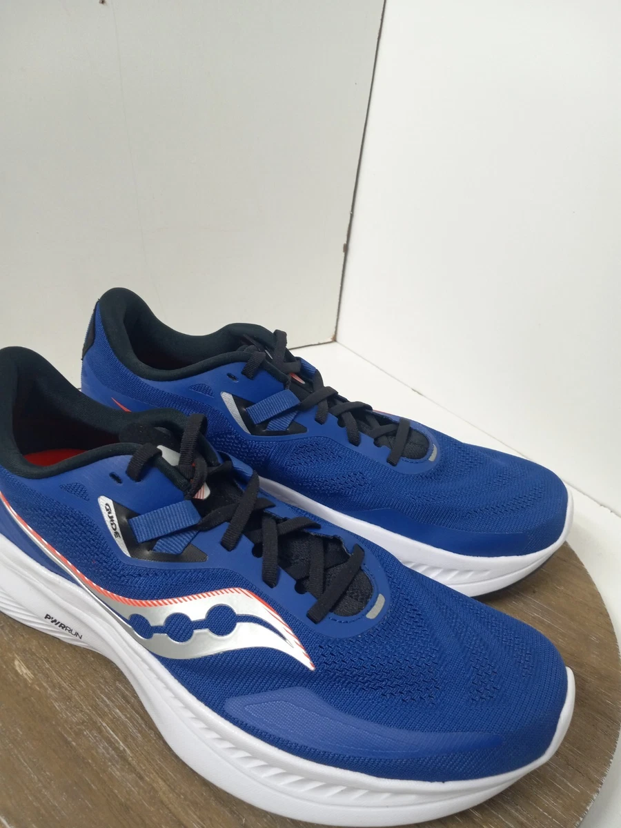 Saucony Guide 15 Running Shoes Blue Saphire Vizi Red Mens Sz 10.5