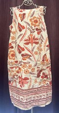 Next Dress Petite Size 10 linen mix pockets