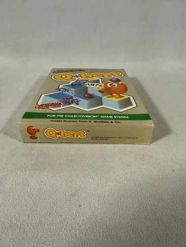 Q*bert ~ Coleco Vision game Parker Bros. Complete in box w Manual Excellet Cond. - Picture 3 of 9