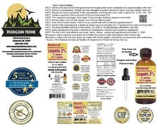 Lugols 2% Iodine 6mg Solution (2% Iodine/12% Iodide) 1200 servings  Made in USA