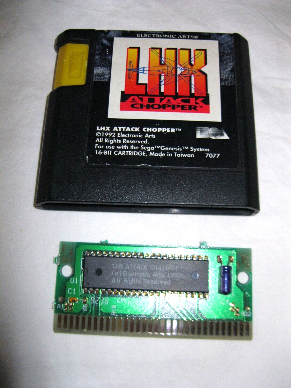 lhx attack chopper authentique version originale sega megadrive eur