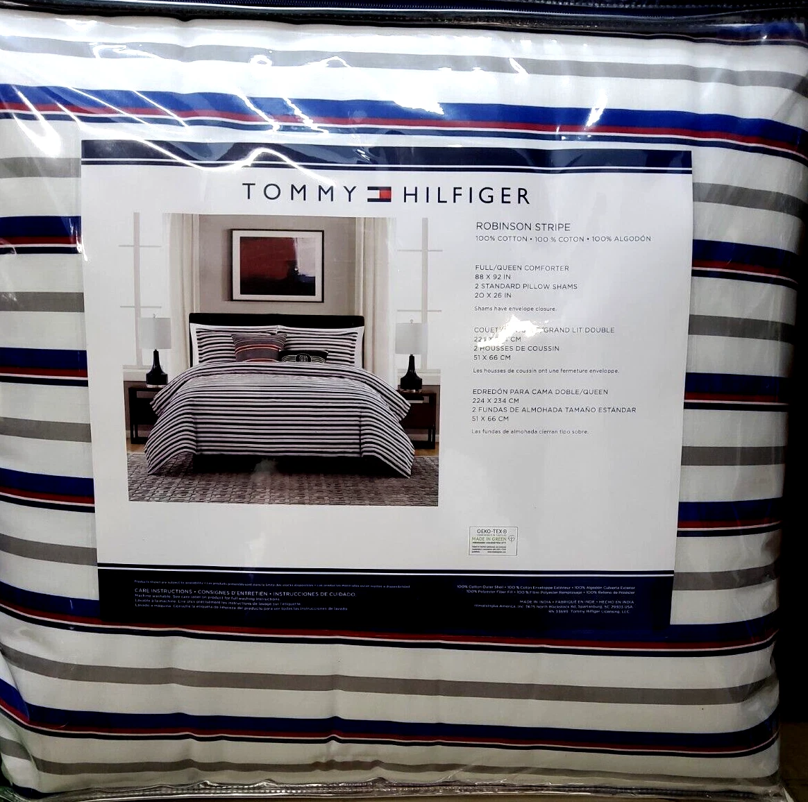 Tommy hilfiger 2024 queen comforter set