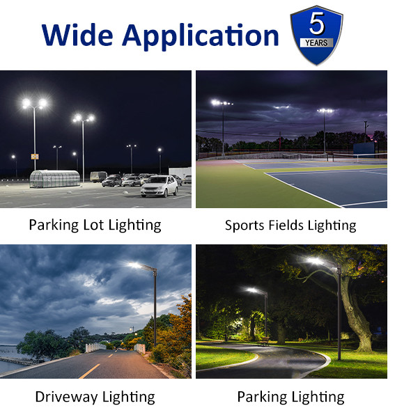 Commercial 300W Street Flood Light LED Lamp Outdoor Area Dusk-To-Dawn Wall Lamp