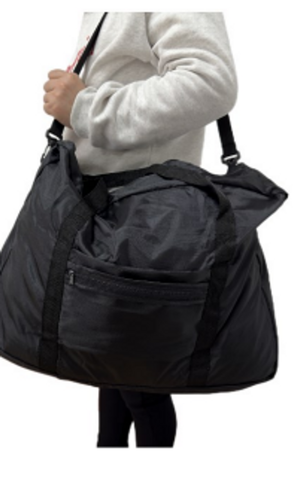 Foldaway Travel Bag Lightweight Durable Strap Easyjet Cabin Underseat 45x34x20cm - Picture 3 of 3