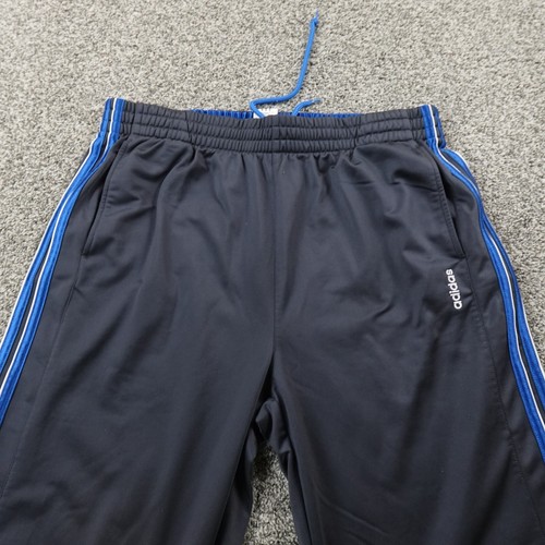 VTG Adidas Pants Mens XL Gray Track Drawstring Jogger Baggy Sweatpants Gym Y2K - Picture 6 of 14
