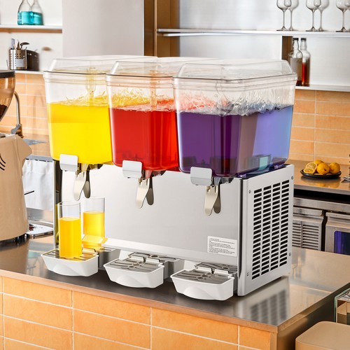 54L Commercial Juice Dispenser 4.8 Gal. Cold Beverage Drink Dispenser - Used