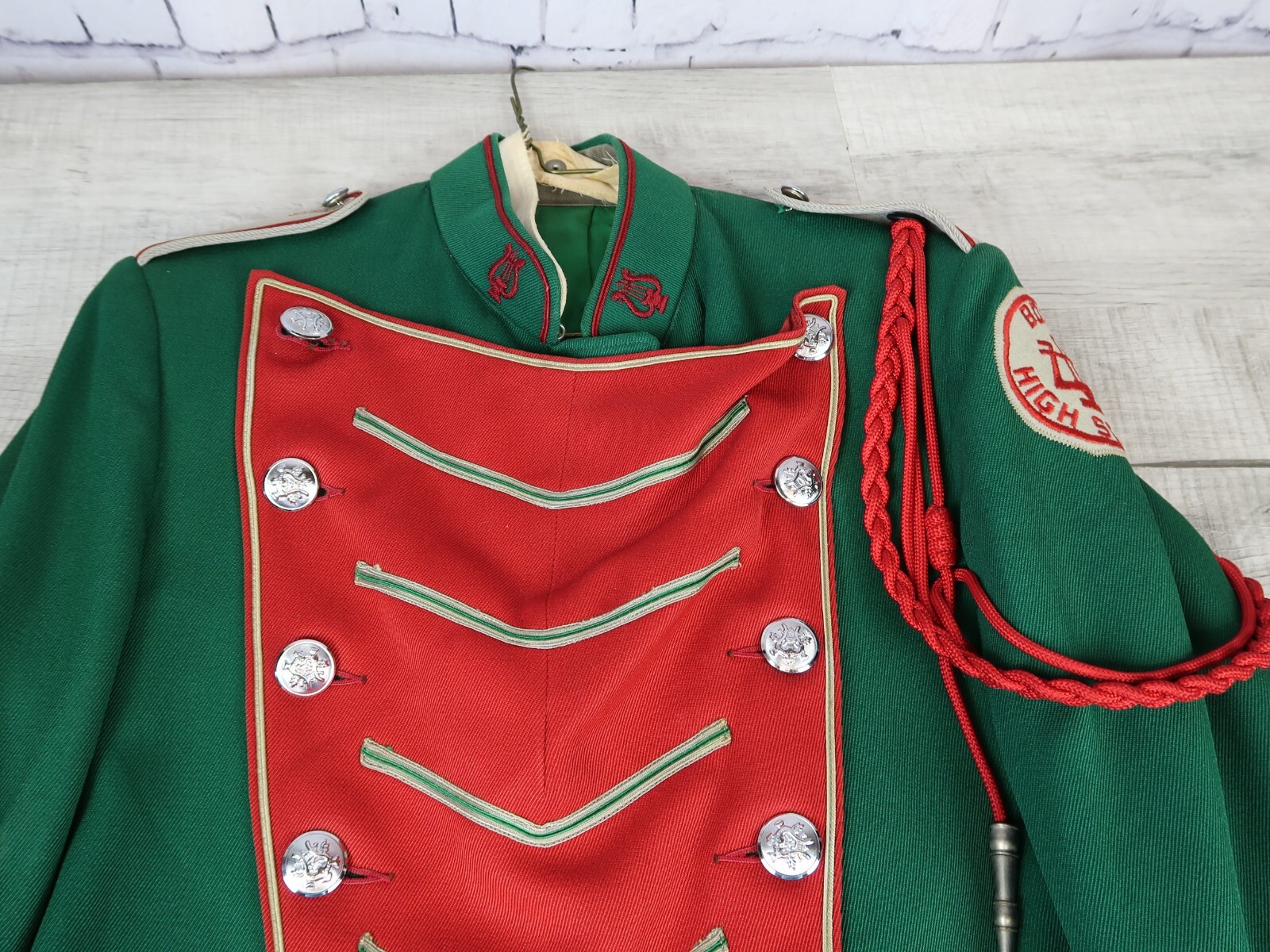 Vintage Boone Iowa Marching Band Uniform Jacket Cradd… Gem