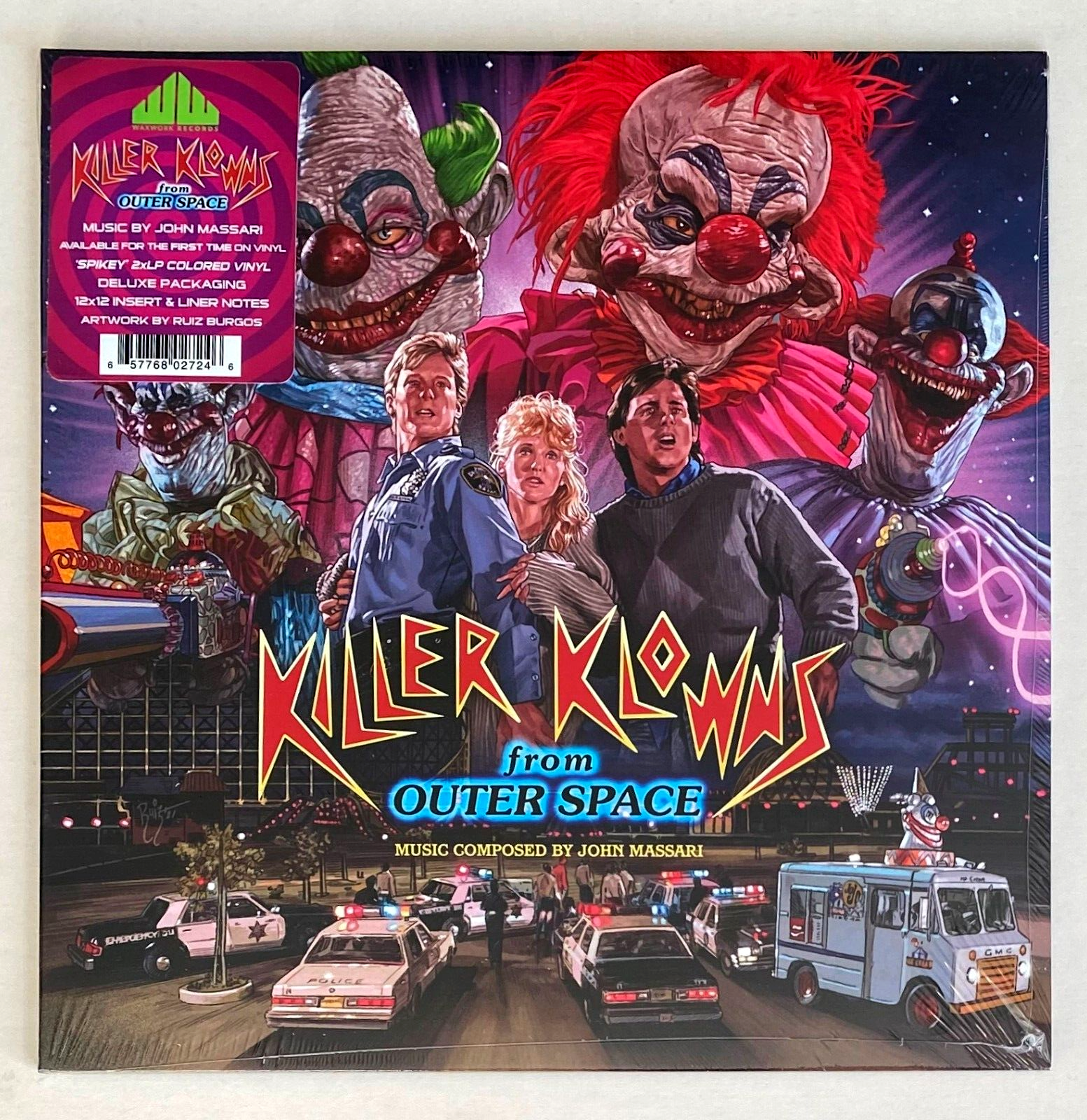 KILLER KLOWNS FROM OUTER SPACE * JOHN MASSARI * LIMITED SPIKEY VINYL SOUNDTRACK