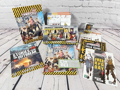 Zombicide Lot Chronicles Survivor Set Starter Kit Rulebook Field Guide RARE Card