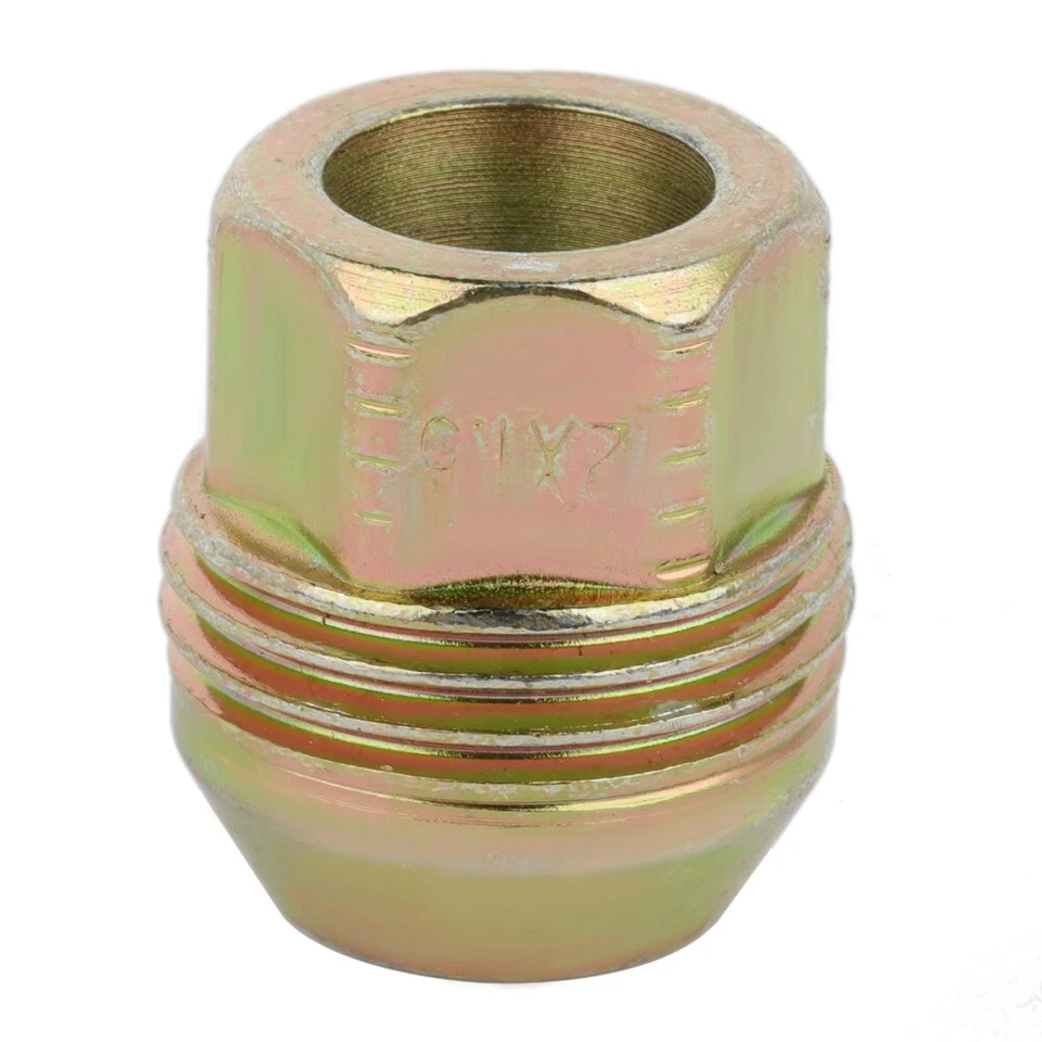 20PCS Gold Zinc 12*1.5mm 1.07" Tall Wheel Lug Nuts For 84-11 Chevrolet Corvette - Изображение 3 из 4