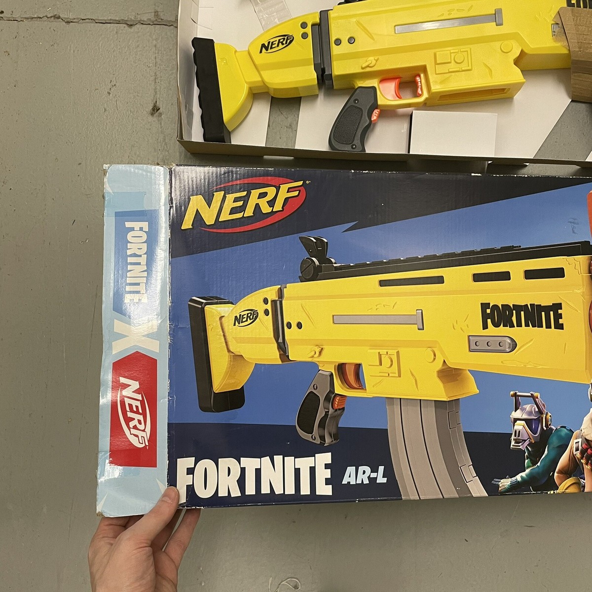 Nerf Fortnite AR-L トイガン NERF Fortnite AR-L Elite Dart Blaster 2018 GOLD SCAR Gun