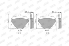 Plaquette de frein Rover 114