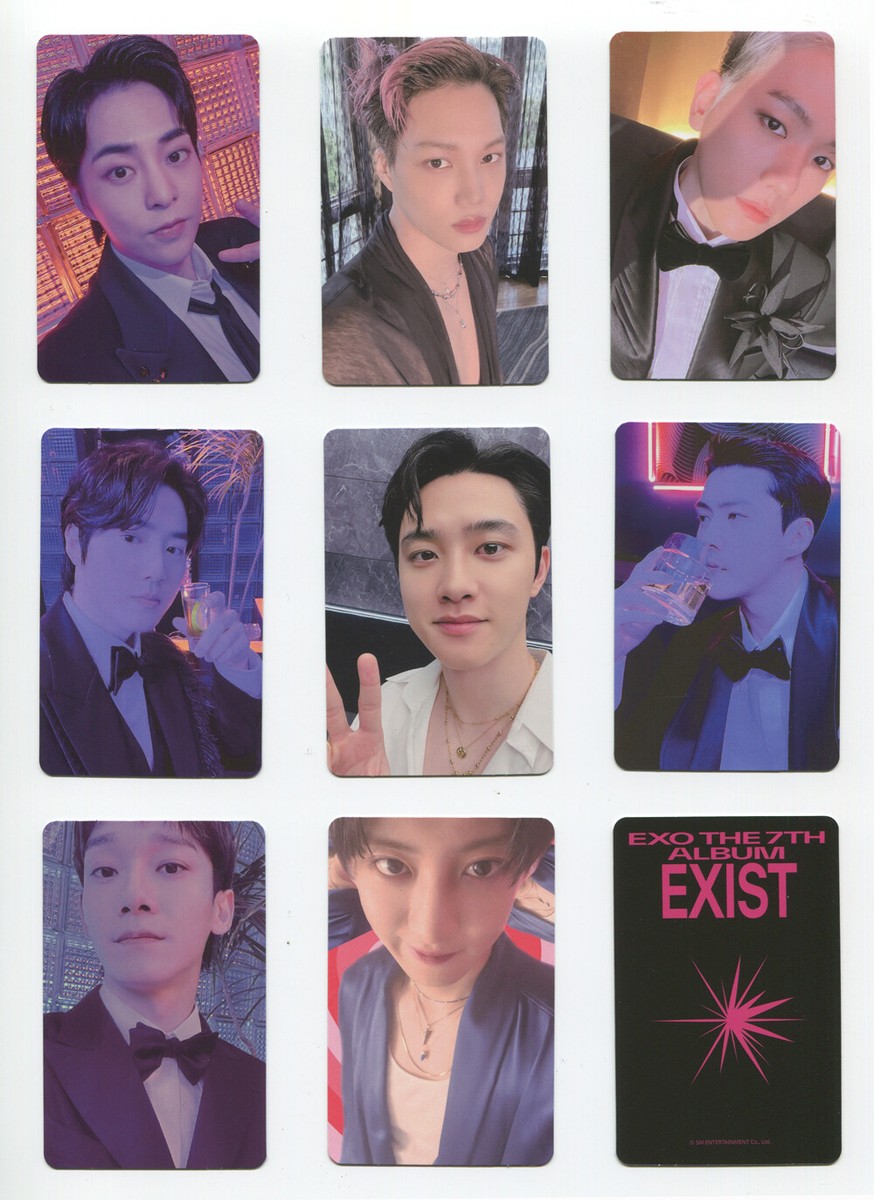EXO - EXIST 7th Album [SOUNDWAVE] POB EXCLUSIVE OFFICIAL PHOTOCARD