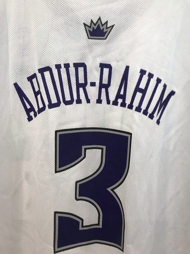 NWT Shareef Abdur Rahim Sacramento Kings Reebok Sac Proud White Jersey Size 2XL - Picture 6 of 11