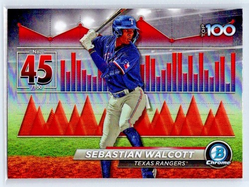 Top de béisbol Bowman MLB 2024 100 inserto cromado - tú eliges - Imagen 29 de 56