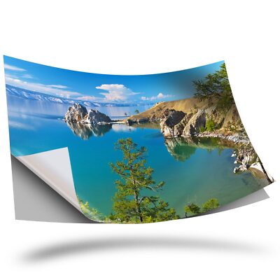 1 x Vinyl Aufkleber A3 - Baikalsee Olchon Russland #3408
