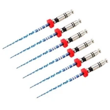 Vakker V Blue 25mm Taper 06 #40 NiTi Rotary Engine Files, 6/Pk. Black Color