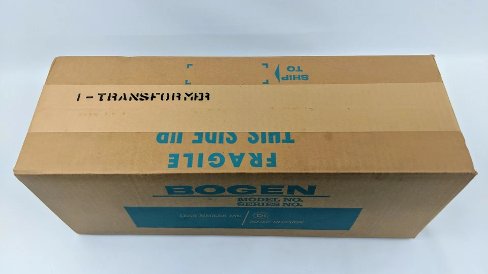 Transformador liberado Lear Siegler Inc LSI Bogen Division 40657 115V nuevo en caja Foto 2 de 4