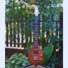 Wood Electric Harp Musical Phin Mandolin Crafts Thai 3 String 17 Frets Guitar Th