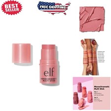 Versatile 3-in-1 Makeup Stick for Eyes, Lips  Cheeks - Shimmering Finish