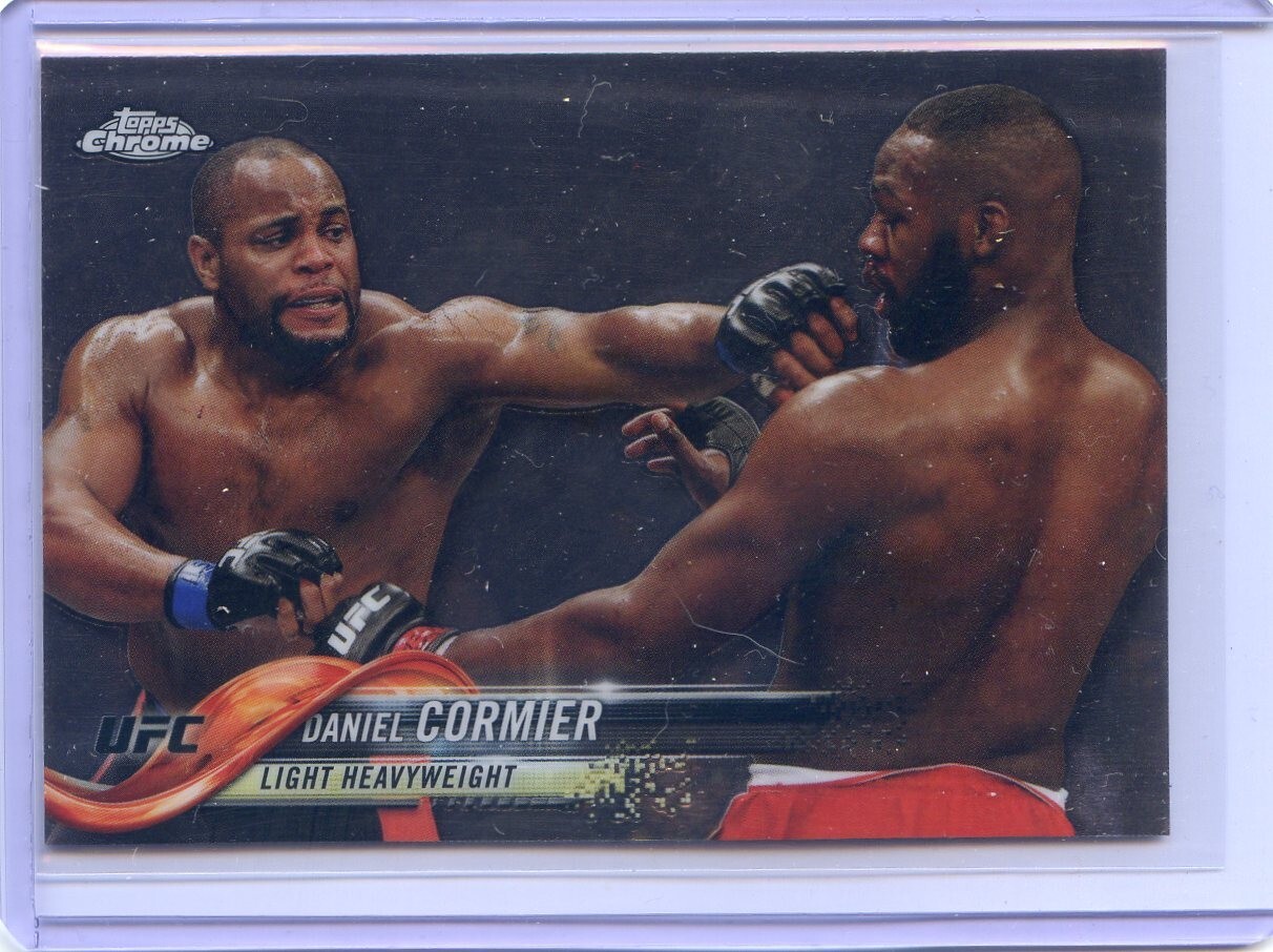 2018 Topps UFC Chrome Base # 50 Daniel Cormier - Light Heavyweight