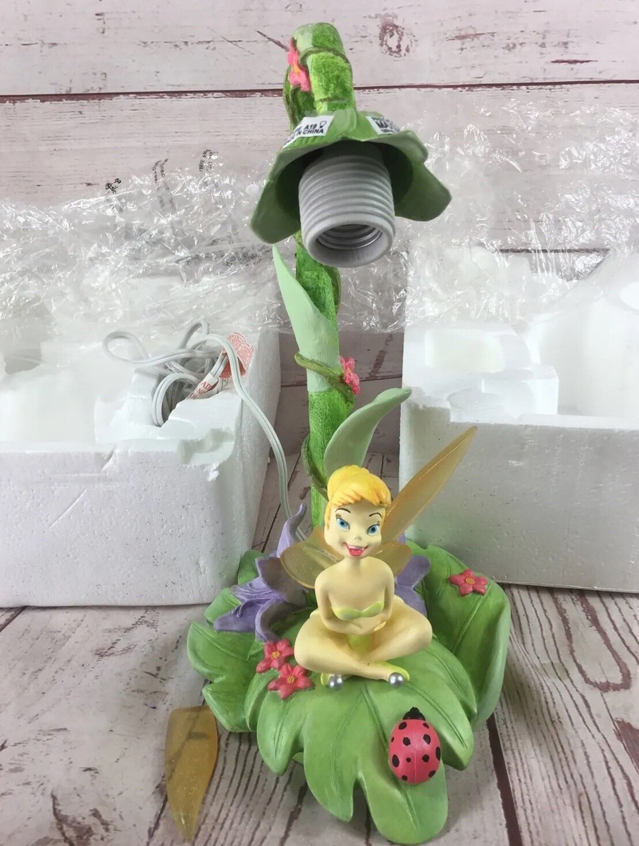 や*ぺ様 3535☘️超レア☘️タグ付き☘️⭐️TINKERBELL HYB⭐️ Disney Tinkerbell Fairy Tulip Lamp Table 14 Inch Hampton Bay 2004