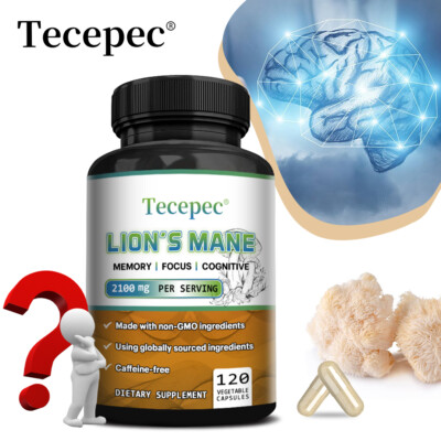 Lion's Mane - Powerful Brain Power Formula To Boost Focus And Immune System