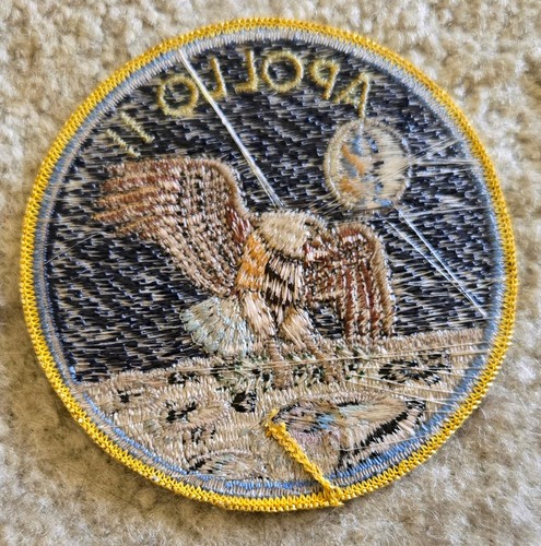2 NASA Patches, Apollo 11 & Apollo 17 Cernan Evans Schmitt - Bild 3 von 5