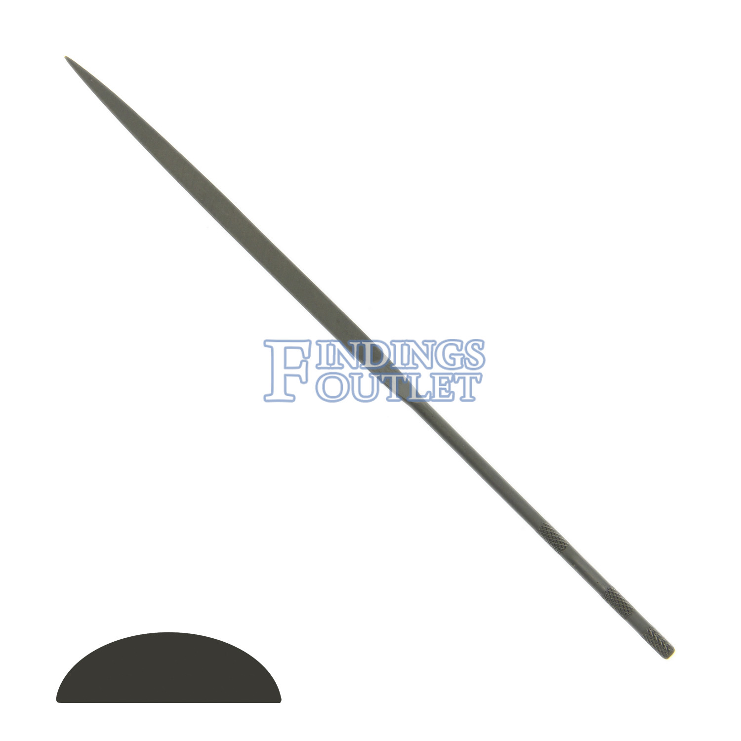 Grobet Swiss Half Round Needle File 20cm Cut 0 2 4 Vallorbe 8" Best