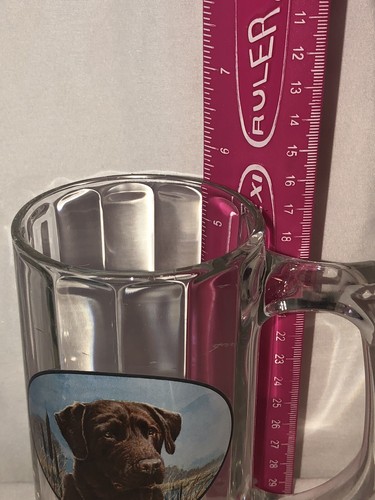 James Killen Chocolate Labrador Retriever Mug Glass Stein Hunting Dog #3 - Picture 5 of 10