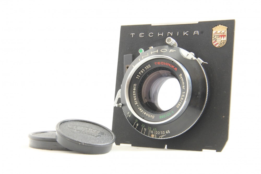 Excellent Schneider Symmar 150mm F 5.6 / 265mm F 12 Large Lens LINHOF #3817