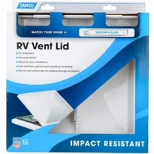 White Polypropylene Camper RV Roof Vent Lid | Ventline Pre-2008 & Elixir 40158