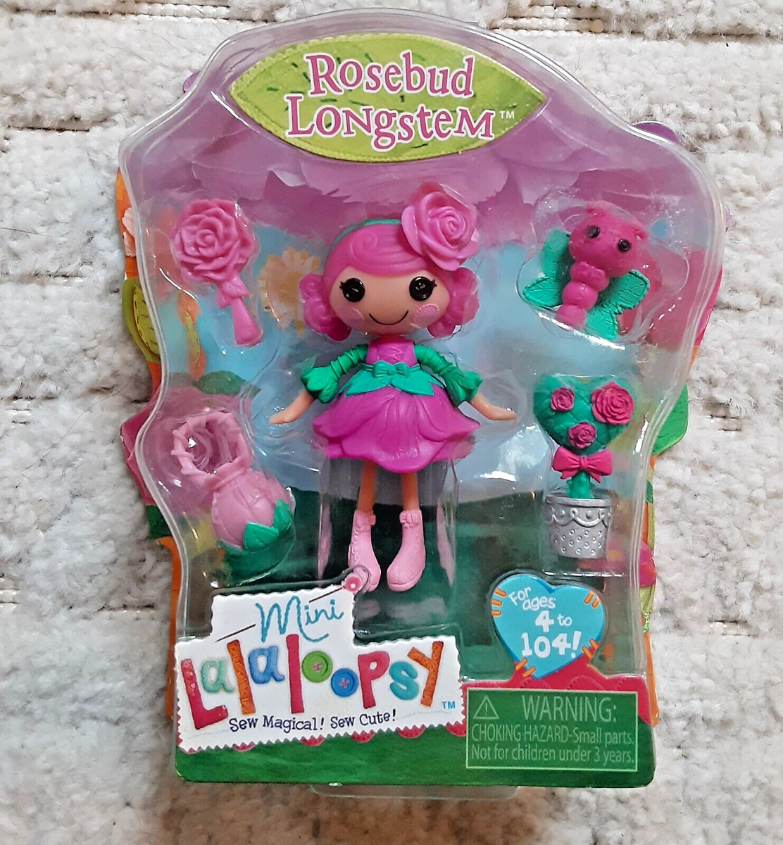 Lalaloopsy Mini Rosebud Longstem Doll Figure Pet Accessories