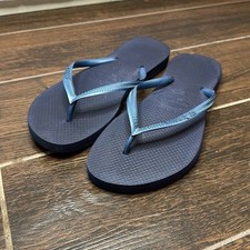 Havaianas Blue Flip Flops Sz 7/8