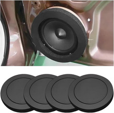 4 PCS 6.5" Foam Speaker Enhancer, Self Adhesive Car Door Speaker Fast Rings Foam