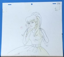 BARBIE And The Sensations Original Animation Pencil Art Drawing DIC Mattel