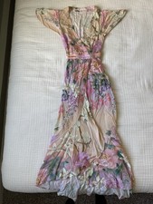 Spell & the Gypsy Collective Women's Fixed Wrap A Symmetrical Floral Dress XS