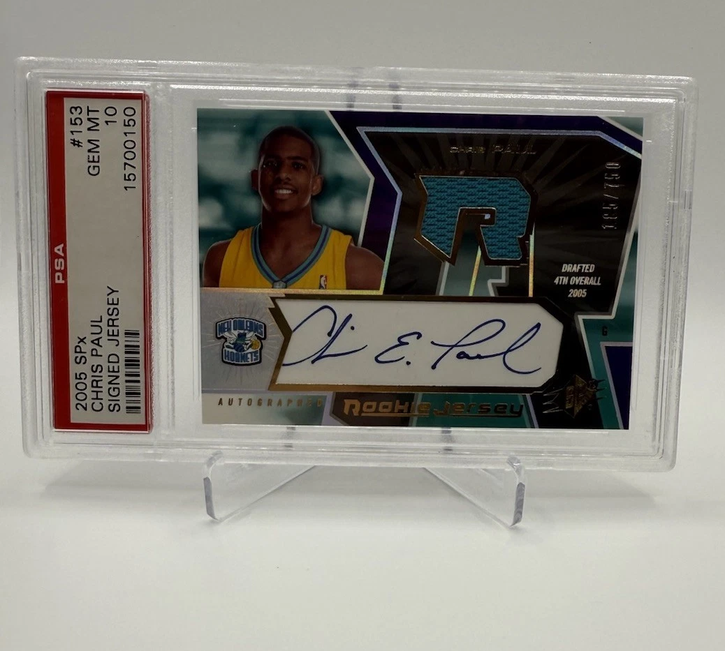 Chris Paul Basketball Grade 10 Rookie Sports Trading Cards