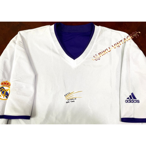 Real Madrid 100th Anniversary Jersey 2001-2002 Reversible