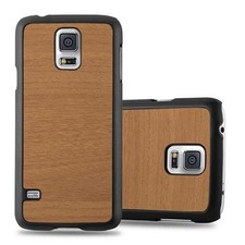 Case for Samsung Galaxy S5 / S5 NEO Hard Case Protection Phone Cover Wood