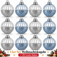 Weihnachtskugeln 12Er Set Plastik Christbaumkugeln Christbaumschmuck Kugeln K277