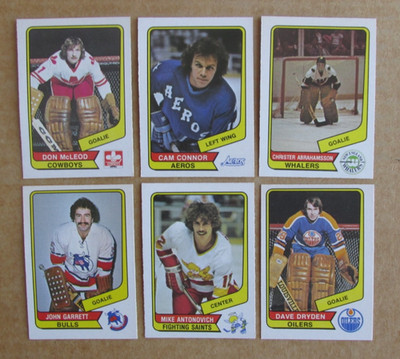 1976-77 O-PEE-CHEE WHA HOCKEY CARD SINGLES COMPLETE YOUR SET PICK CHOOSE