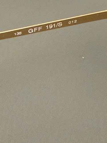 Gianfranco Ferre 1990's VINTAGE Cat Eye Sunglasses 191/S 012 Gold Half Rim - Picture 6 of 24