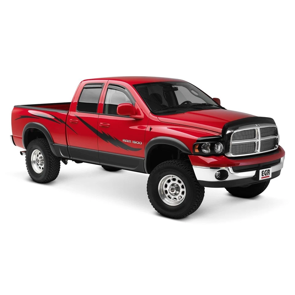 For Dodge Ram 2500 2002-2009 EGR Rugged Black Front & Rear Fender Flares Foto 2 de 4
